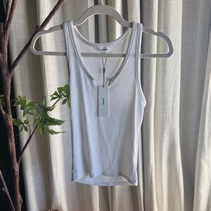 Joah Brown White Tank